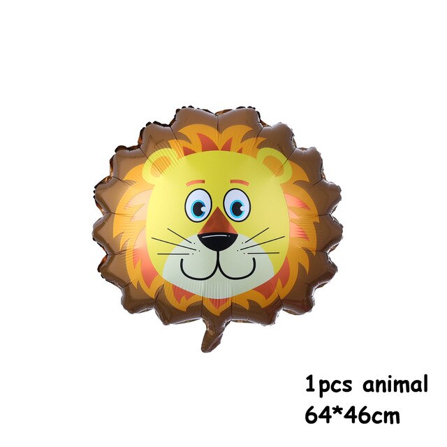 Animal Shaped Foil Balloons - Latex Balloons for Kids Set