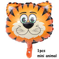 Animal Shaped Foil Balloons - Latex Balloons for Kids Set