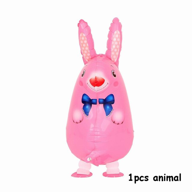 Animal Shaped Foil Balloons - Latex Balloons for Kids Set