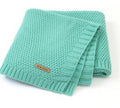 MOTOHOOD Kids Blanket Casual Baby Blankets Knitted Newborn Swaddle Wrap Soft Toddler Sofa Crib Quilt Baby Stroller Blanket