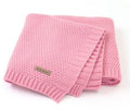 MOTOHOOD Kids Blanket Casual Baby Blankets Knitted Newborn Swaddle Wrap Soft Toddler Sofa Crib Quilt Baby Stroller Blanket