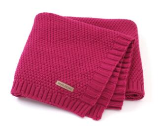 MOTOHOOD Kids Blanket Casual Baby Blankets Knitted Newborn Swaddle Wrap Soft Toddler Sofa Crib Quilt Baby Stroller Blanket
