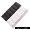 12 Pairs/Lot Plus Size Men's Cotton Socks Business Men Deodorant Crew Socks Breathable Male Solid Color US size(7-11.5) EU 39-48