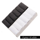 12 Pairs/Lot Plus Size Men's Cotton Socks Business Men Deodorant Crew Socks Breathable Male Solid Color US size(7-11.5) EU 39-48