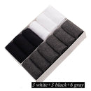 12 Pairs/Lot Plus Size Men's Cotton Socks Business Men Deodorant Crew Socks Breathable Male Solid Color US size(7-11.5) EU 39-48