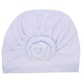 Cute Cotton Blend Baby Turban Hat Newborn Beanie Caps Kids Girls Headwear Infant Toddler Shower Hat Birthday Gift Photo Props