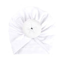 Cute Cotton Blend Baby Turban Hat Newborn Beanie Caps Kids Girls Headwear Infant Toddler Shower Hat Birthday Gift Photo Props