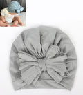 Cute Cotton Blend Baby Turban Hat Newborn Beanie Caps Kids Girls Headwear Infant Toddler Shower Hat Birthday Gift Photo Props