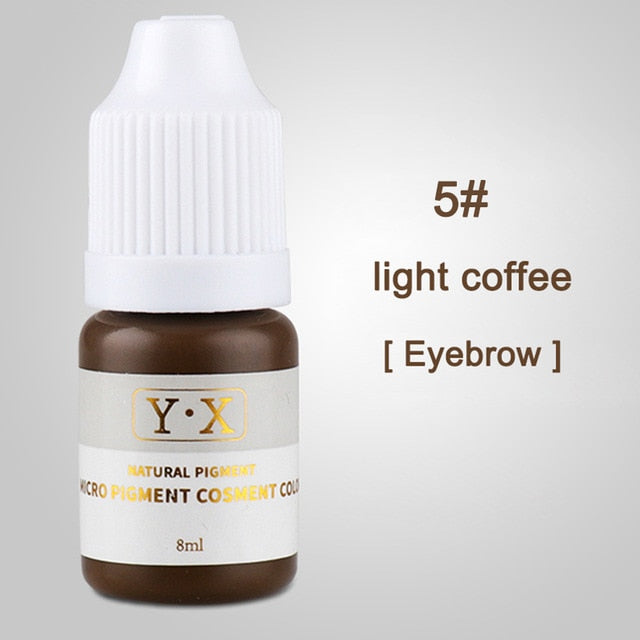 Semi Permanent Makeup Eyebrow Ink Lips Eye Line Tattoo Color Microblading Pigment MH88