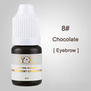 Semi Permanent Makeup Eyebrow Ink Lips Eye Line Tattoo Color Microblading Pigment MH88