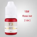 Semi Permanent Makeup Eyebrow Ink Lips Eye Line Tattoo Color Microblading Pigment MH88