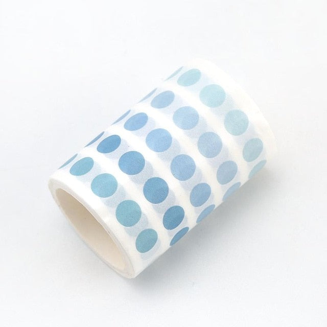 60mmx3m Base Element Decorative Adhesive Tape Dot Masking Washi Tape Diy Scrapbooking Sticker Label Japanese Stationery