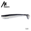 MEREDITH Awaruna Fishing Lures 8cm 9.5cm 13cm Artificial Baits Wobblers Soft Lures Shad Carp Silicone Fishing Soft Baits Tackle