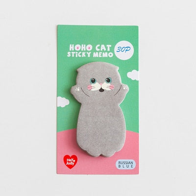 1 Pcs Cute Cat Series Sticky Note Student Message Sticker N Times Memo Pad Scrapbooking School Label Stationery