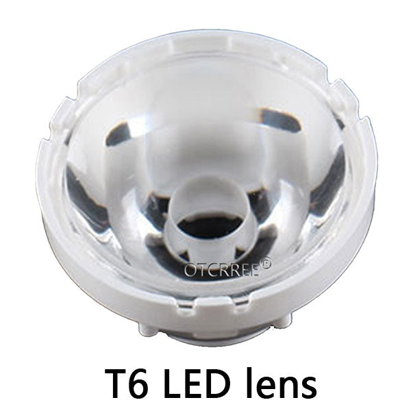Cree XM-L LED T6 White Light with 20mm star pcb+ 3.7V 5modes led Driver +T6 10degree led Lens with Base Holder kit