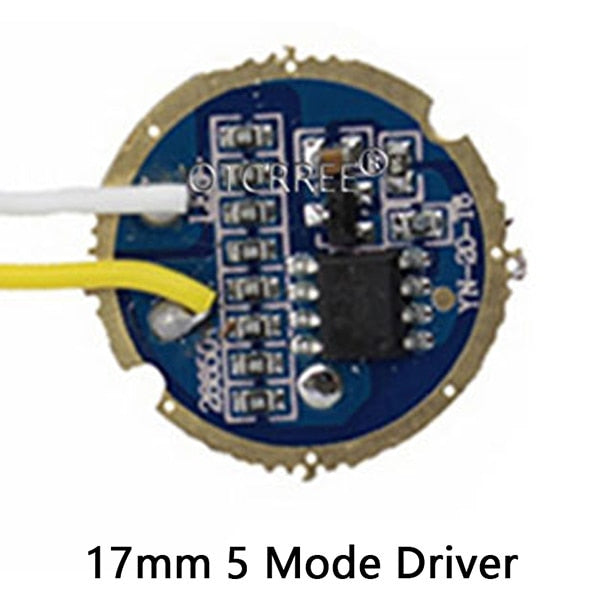 Cree XM-L LED T6 White Light with 20mm star pcb+ 3.7V 5modes led Driver +T6 10degree led Lens with Base Holder kit