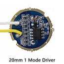 Cree XM-L LED T6 White Light with 20mm star pcb+ 3.7V 5modes led Driver +T6 10degree led Lens with Base Holder kit
