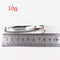 1 PCS 5g-21g Metal Silver Sequins Fishing Lures Spoon Lure Hard Baits With Feather Bass Sea Lures Spinner Wobbles Fishing Tackle