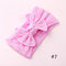 1PCS New Braid Nylon Bow Headbands,Cable Knit Solid Wide Nylon Headbands Turban, Baby Girls Head Wrap Hair Accessories 27 colors