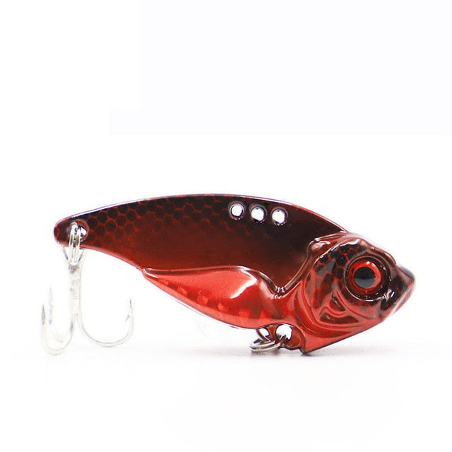 7/10/15/20g 3D EyesMetal Vib Blade Lure Sinking Vibration Baits Artificial Vibe for Bass Pike Perch Fishing 12 Colors