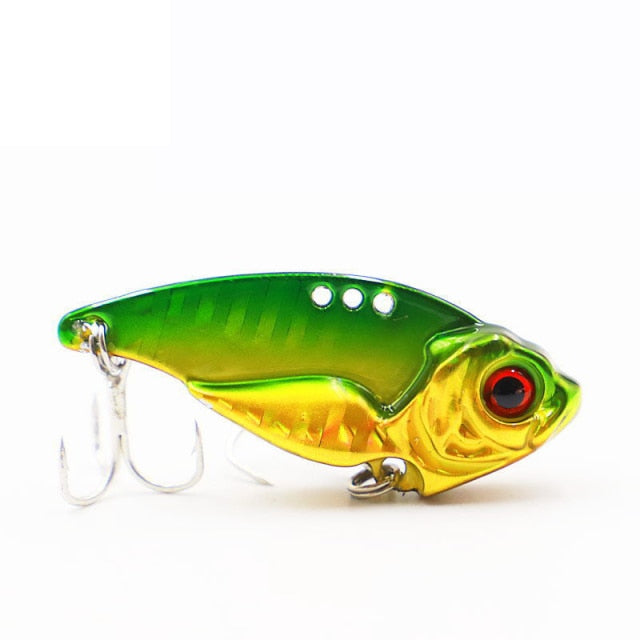 7/10/15/20g 3D EyesMetal Vib Blade Lure Sinking Vibration Baits Artificial Vibe for Bass Pike Perch Fishing 12 Colors