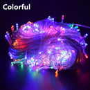 Xmas Outdoor christmas lights led string lights 100M 10M 5M Luces Decoracion fairy light holiday lights lighting tree garland