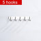 304 Stainless Steel Hook Punch-free Hooks Bathroom Towel Hook Strong Seamless Kitchen Hooks Metal Storage Rack Organizer