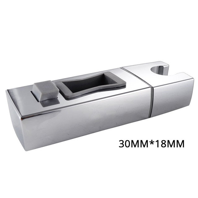 Bathroom Accessories Universal 18~25mm ABS Plastic  Shower Slide Rail Bar Holder Adjustable Clamp Holder Bracket Replacement