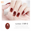 HNUIX 7ml UV Gel nail polish Red glitter glitter soak UV Gel color varnish nail polish DIY varnish Nail art Gel lacquer