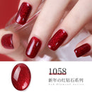HNUIX 7ml UV Gel nail polish Red glitter glitter soak UV Gel color varnish nail polish DIY varnish Nail art Gel lacquer
