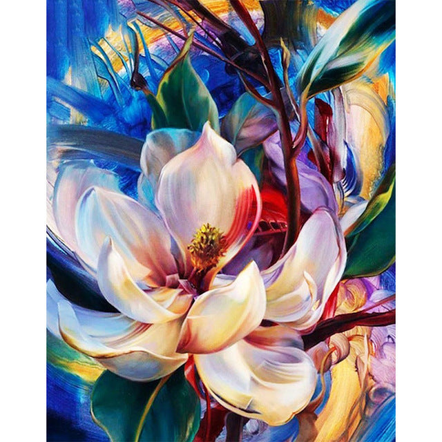 20 Pattern Round Diy Diamond Painting Cross Ctitch Kits 5D Diamond Mosaic Embroidery Flower Owl Mosaic Painting New Year Gift