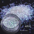 Nail Art Holographic Nail Glitter Mix Star Round Heart Flakes