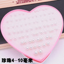 AOMU Multicolor Cryatal 36 Pairs Cartoon Hypoallergenic Plastic Stud Earrings Set For Women Girl Wedding Christmas Gifts Jewelry