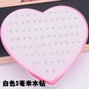 AOMU Multicolor Cryatal 36 Pairs Cartoon Hypoallergenic Plastic Stud Earrings Set For Women Girl Wedding Christmas Gifts Jewelry