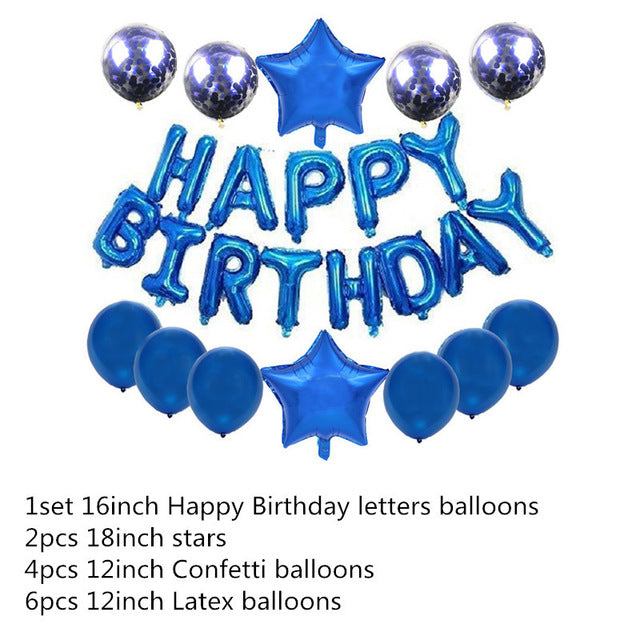 HAPPY BIRTHDAY Foil Balloons