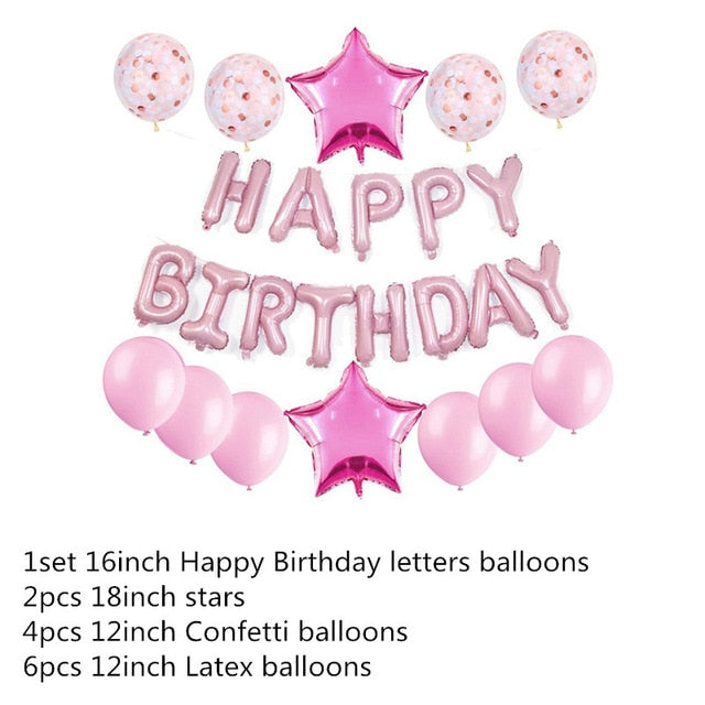 HAPPY BIRTHDAY Foil Balloons