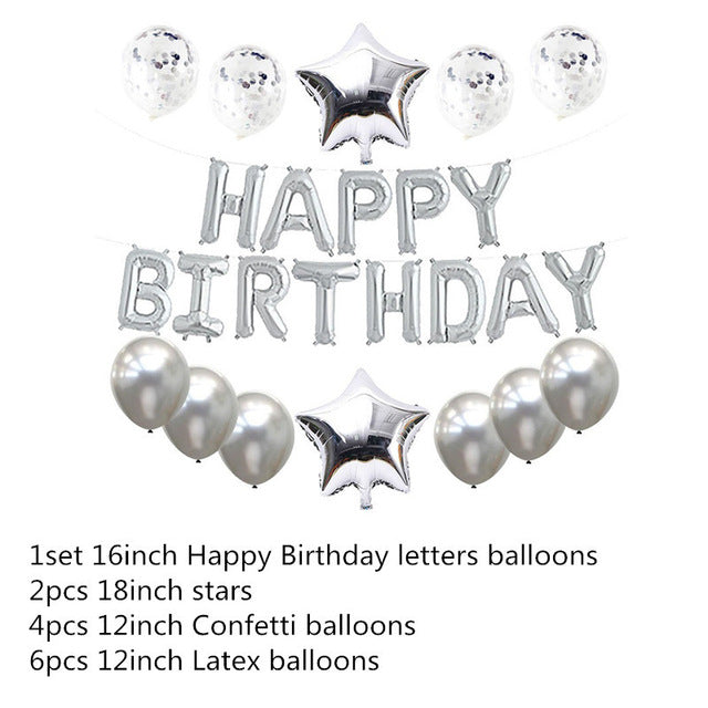 HAPPY BIRTHDAY Foil Balloons