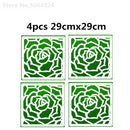 Room Divider Biombo Room Partition Wall Folding Screen Curtain Hanging Screen Partition 4PCS/LOT 29CMX29CM