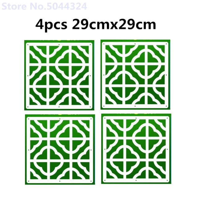 Room Divider Biombo Room Partition Wall Folding Screen Curtain Hanging Screen Partition 4PCS/LOT 29CMX29CM