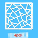 Room Divider Biombo Room Partition Wall Folding Screen Curtain Hanging Screen Partition 4PCS/LOT 29CMX29CM