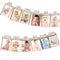 WEIGAO 1pcs 1 2 3 Birthday Caps Flower Crown 1st Birthday Hat Newborn Baby Birthday Headband 1 Year Birthday Party Decorations