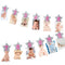 WEIGAO 1pcs 1 2 3 Birthday Caps Flower Crown 1st Birthday Hat Newborn Baby Birthday Headband 1 Year Birthday Party Decorations