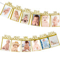 WEIGAO 1pcs 1 2 3 Birthday Caps Flower Crown 1st Birthday Hat Newborn Baby Birthday Headband 1 Year Birthday Party Decorations