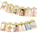 WEIGAO 1pcs 1 2 3 Birthday Caps Flower Crown 1st Birthday Hat Newborn Baby Birthday Headband 1 Year Birthday Party Decorations