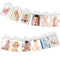 WEIGAO 1pcs 1 2 3 Birthday Caps Flower Crown 1st Birthday Hat Newborn Baby Birthday Headband 1 Year Birthday Party Decorations