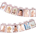 WEIGAO 1pcs 1 2 3 Birthday Caps Flower Crown 1st Birthday Hat Newborn Baby Birthday Headband 1 Year Birthday Party Decorations