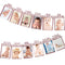 WEIGAO 1pcs 1 2 3 Birthday Caps Flower Crown 1st Birthday Hat Newborn Baby Birthday Headband 1 Year Birthday Party Decorations