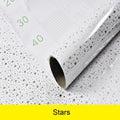 Pearl White DIY Decorative Film PVC Self adhesive Wall paper Furniture Renovation Stickers Kitchen Cabinet Waterproof Wallpaper