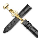 Carouse Watchband 18mm 19mm 20mm 21mm 22mm 24mm Calf Genuine Leather Watch Band Alligator Grain Watch Strap for Tissot Seiko