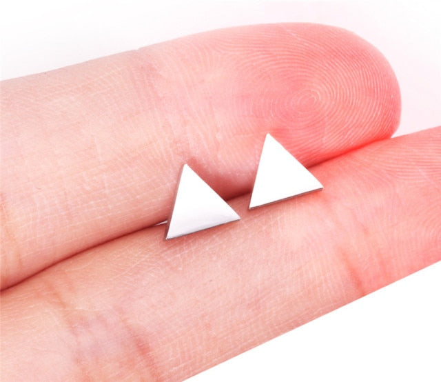 ASONSTEEL Girl Earrings Star/Love Letter/Smile/Snowflake/Owl/Flower/Round Stainless Steel Stud Earring for Women Daily Wear